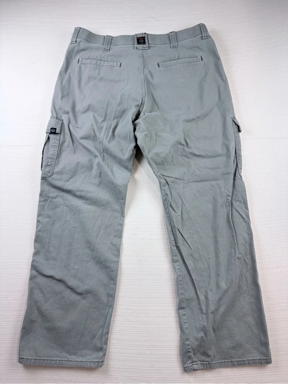 Wrangler Light Gray Cargo Pants with Utility Pockets